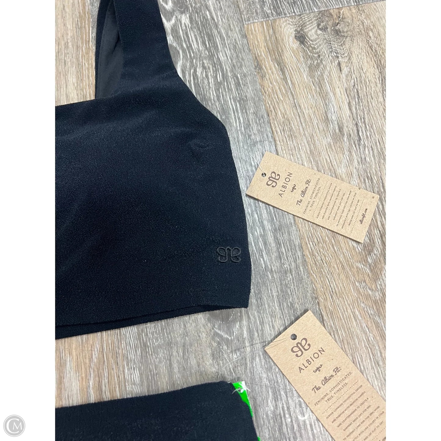 Swimsuit 2pc By Albion In Black, Size: L