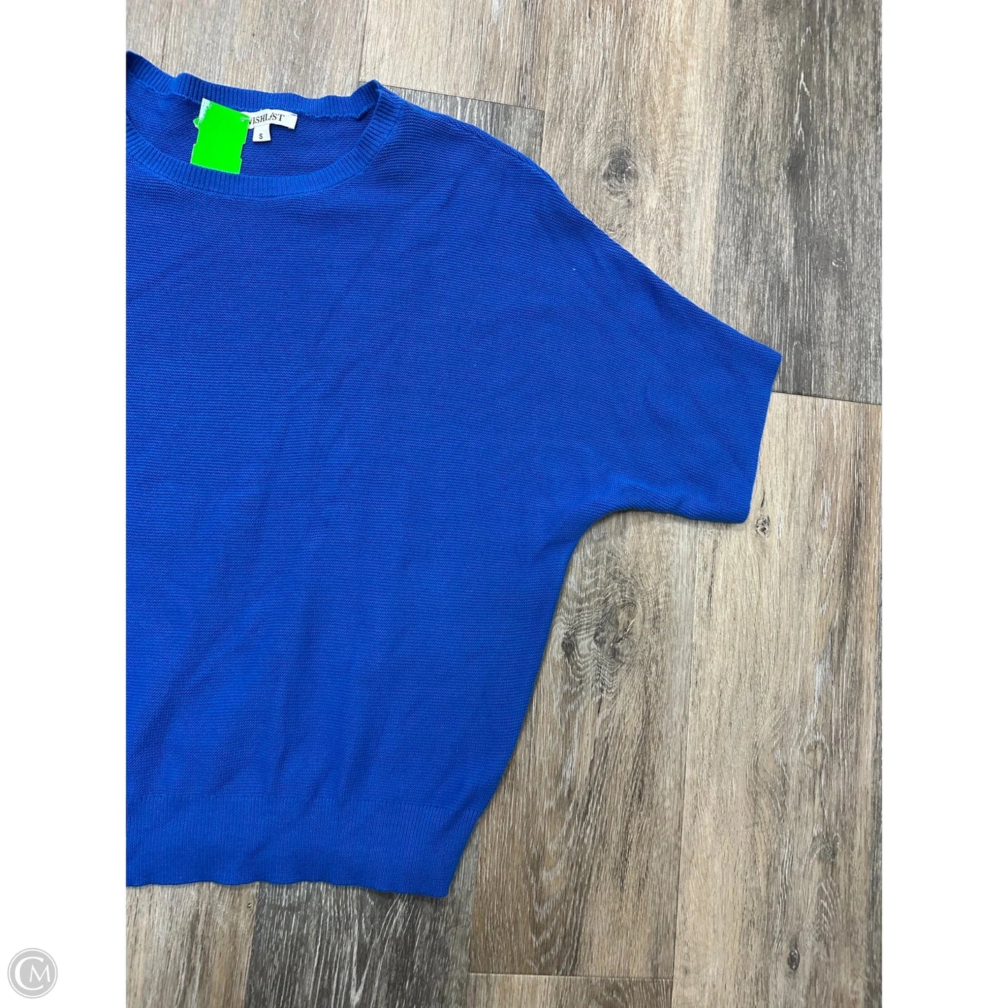 Top Short Sleeve By Wishlist In Blue, Size: S