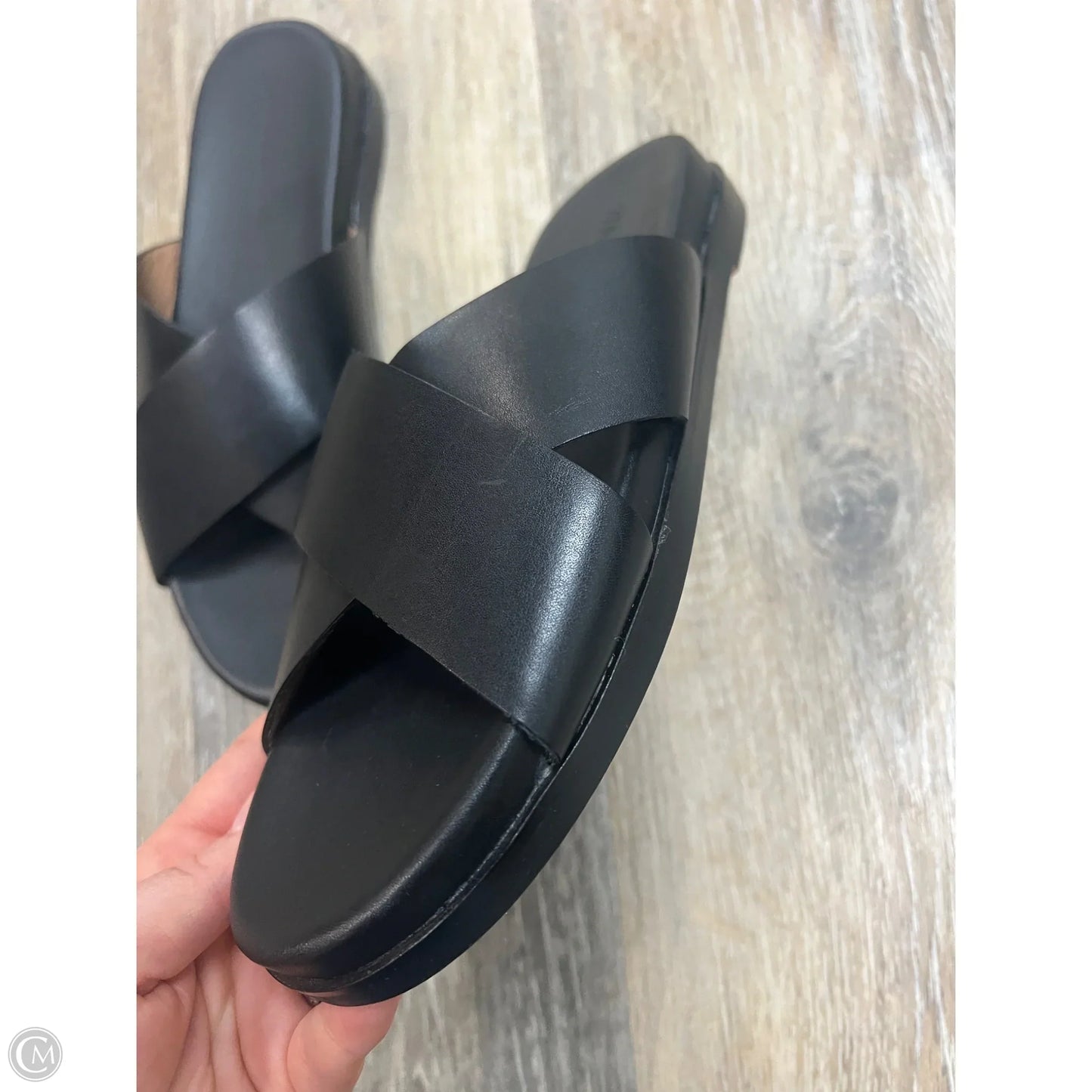 Sandals Flats By Madewell In Black, Size: 6.5