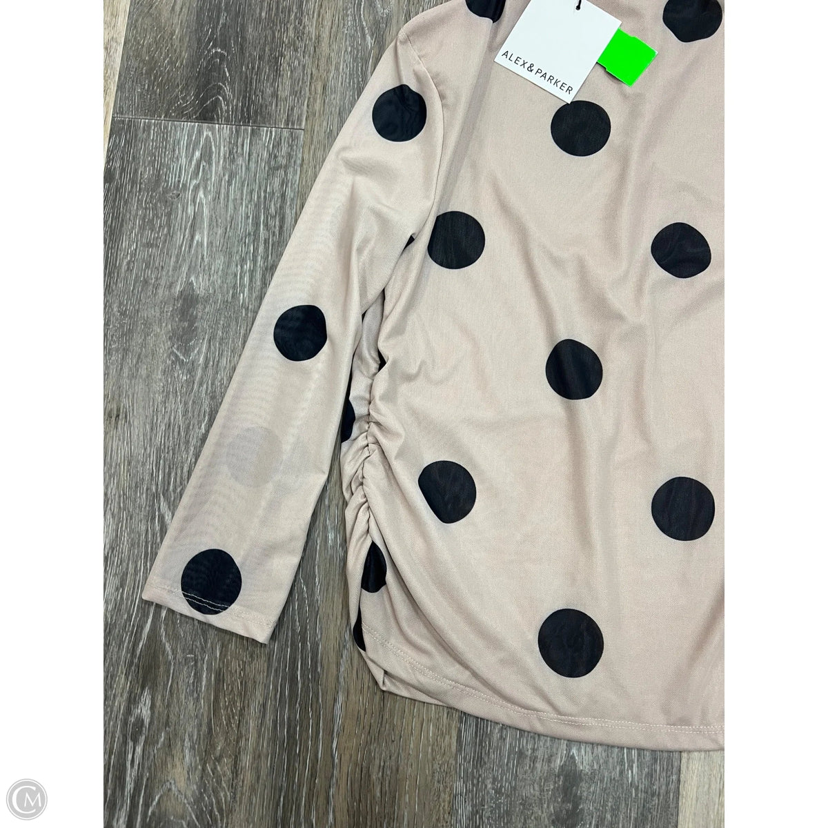 Skirt Set 2pc By Alex & Parker In Polkadot Pattern, Size: M