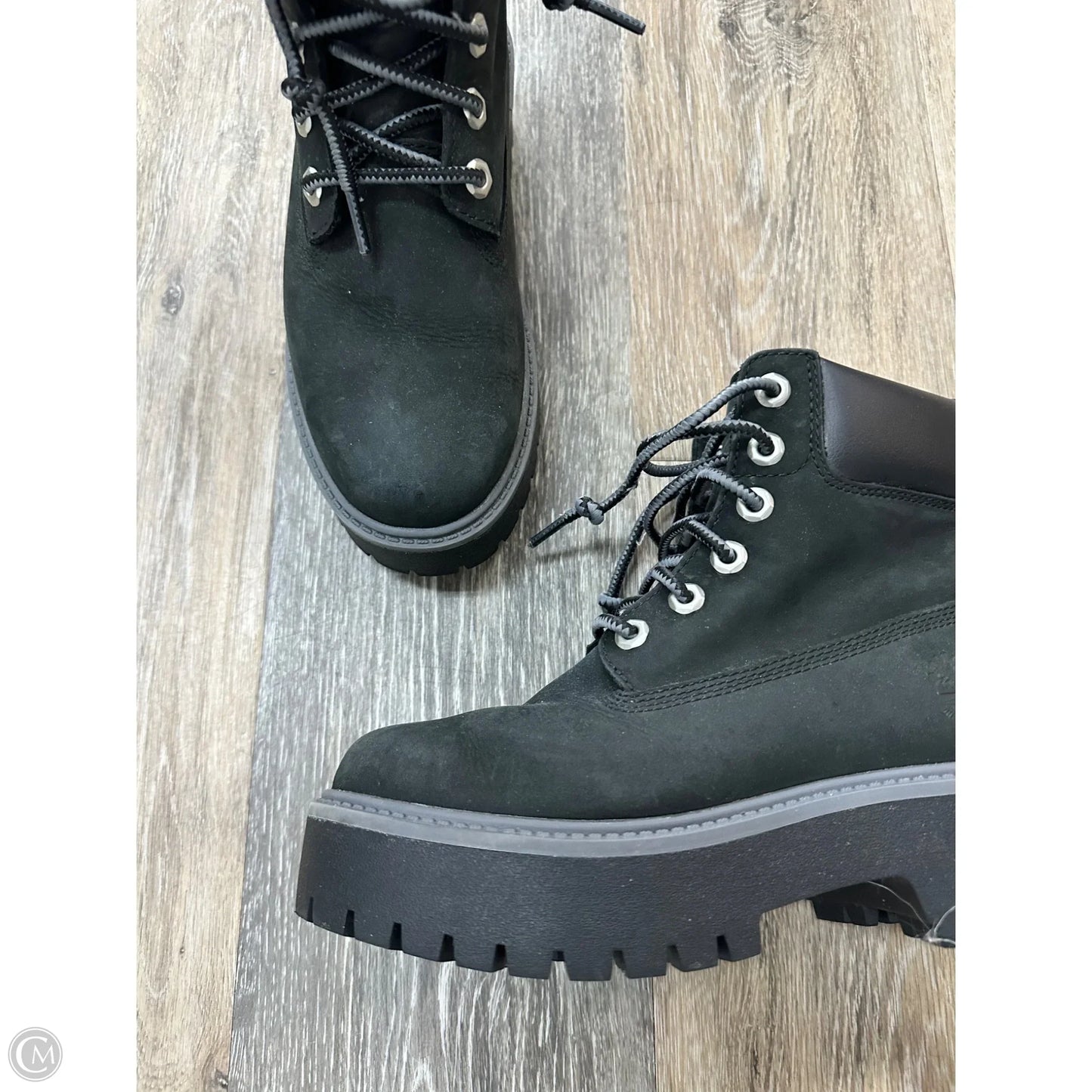 Boots Ankle Heels By Timberland In Black, Size: 6