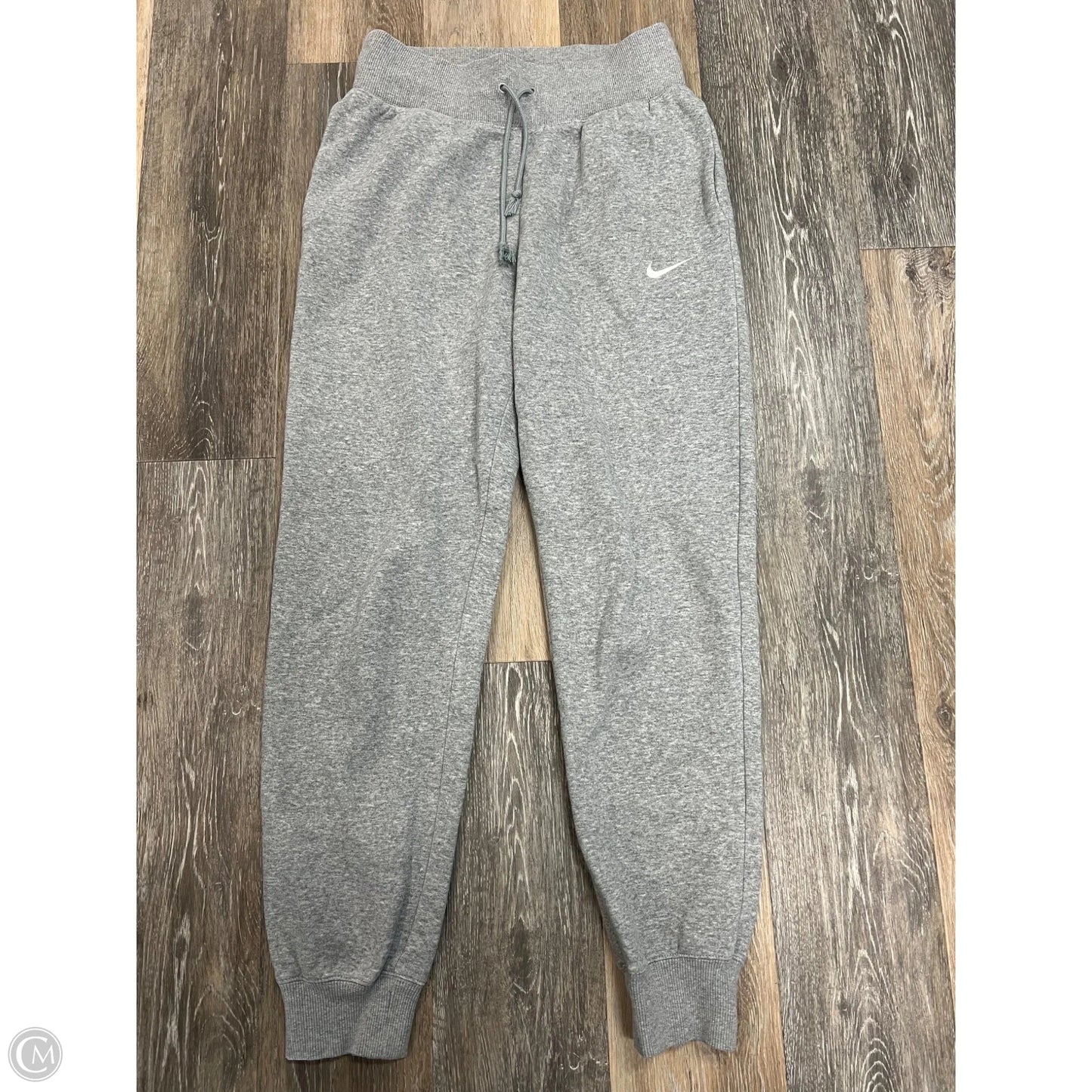 Athletic Pants By Nike In Grey, Size: S