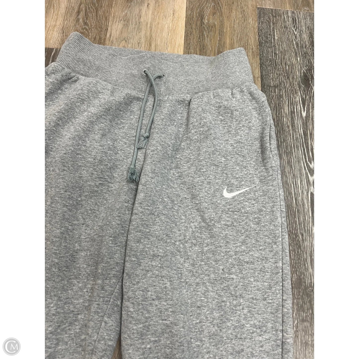 Athletic Pants By Nike In Grey, Size: S
