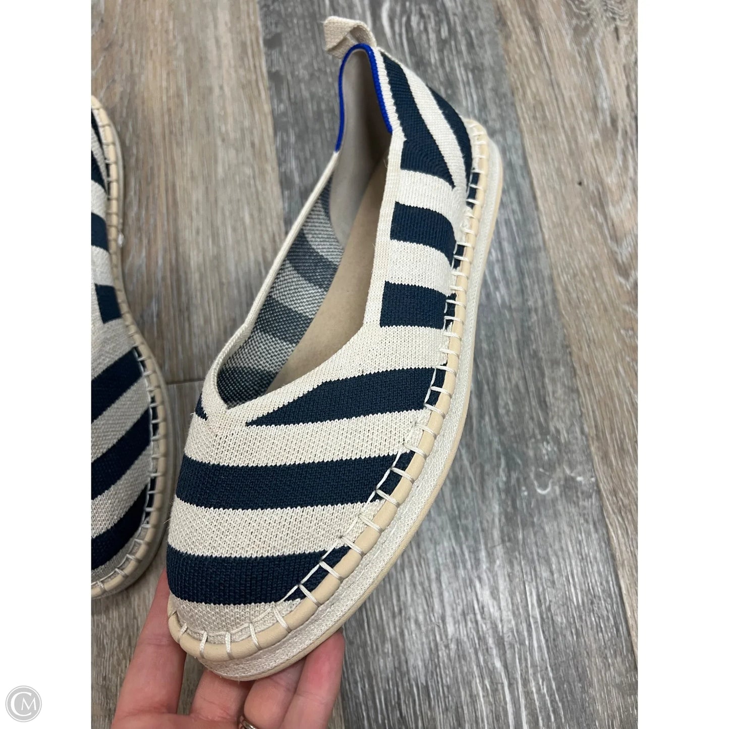 Shoes Flats By Rothys In Striped Pattern, Size: 10