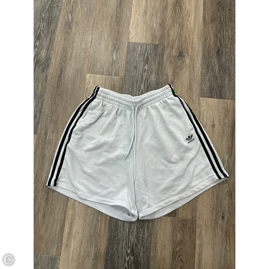 Athletic Shorts By Adidas In White, Size: L