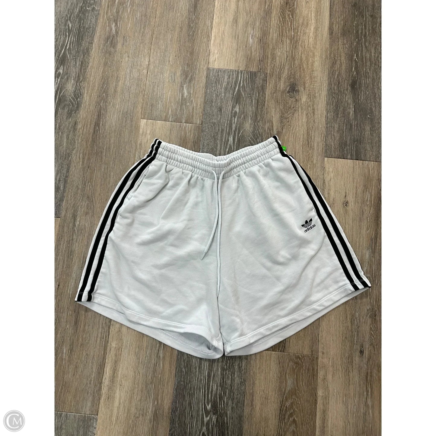 Athletic Shorts By Adidas In White, Size: L