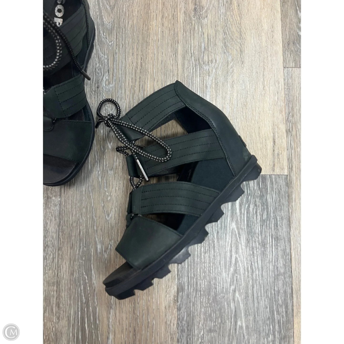 Sandals Flats By Sorel In Black, Size: 7.5