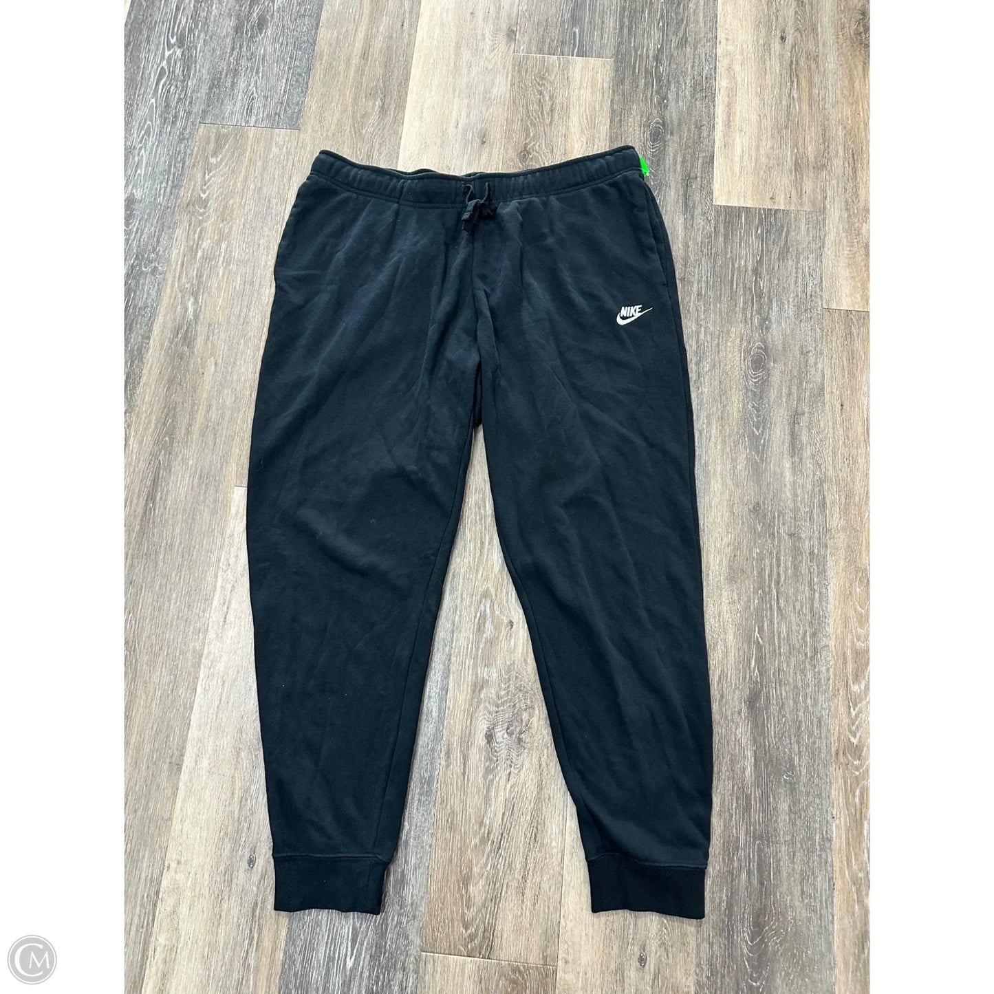 Athletic Pants By Nike Apparel In Black, Size: Xl