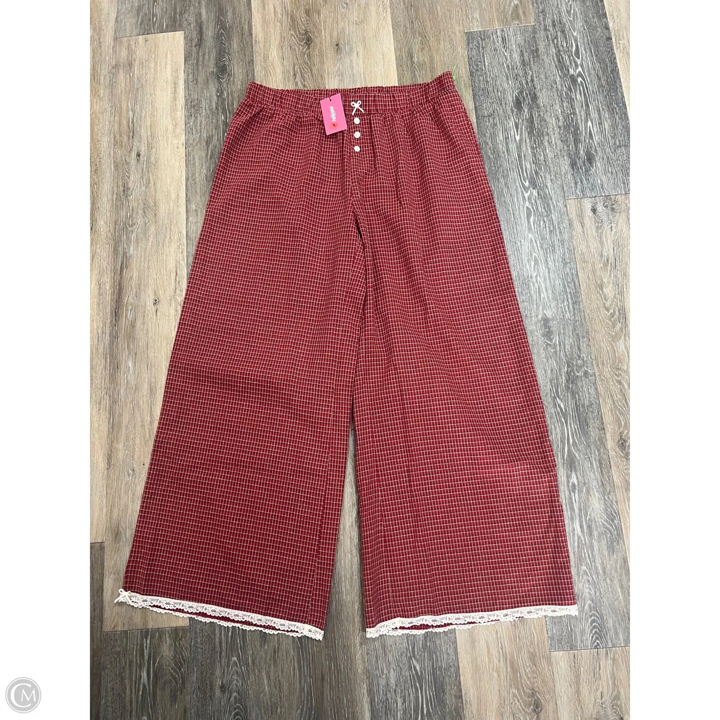 -Pants Other By Edikted In Red, Size: Xl