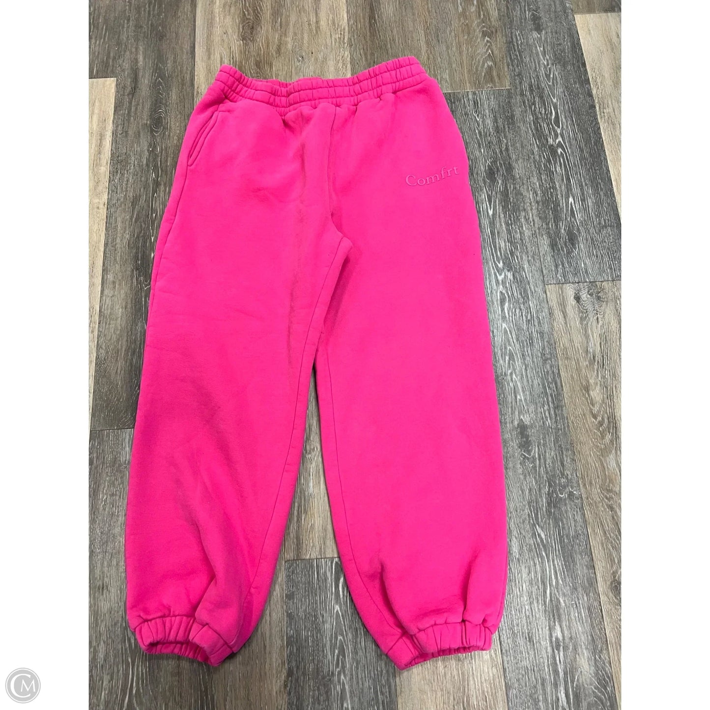 Athletic Pants By Comfrt In Pink, Size: Xl