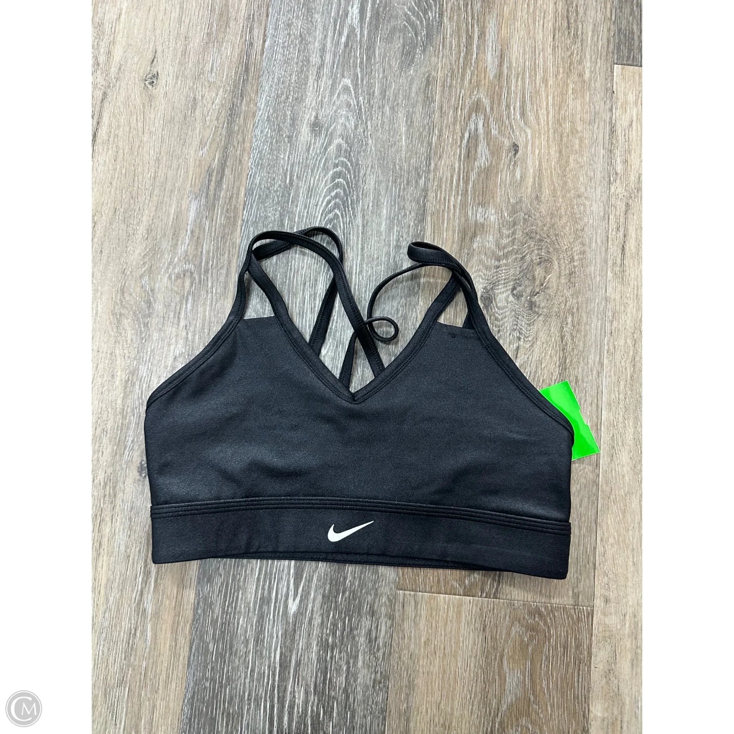 Athletic Bra By Nike In Black, Size: S