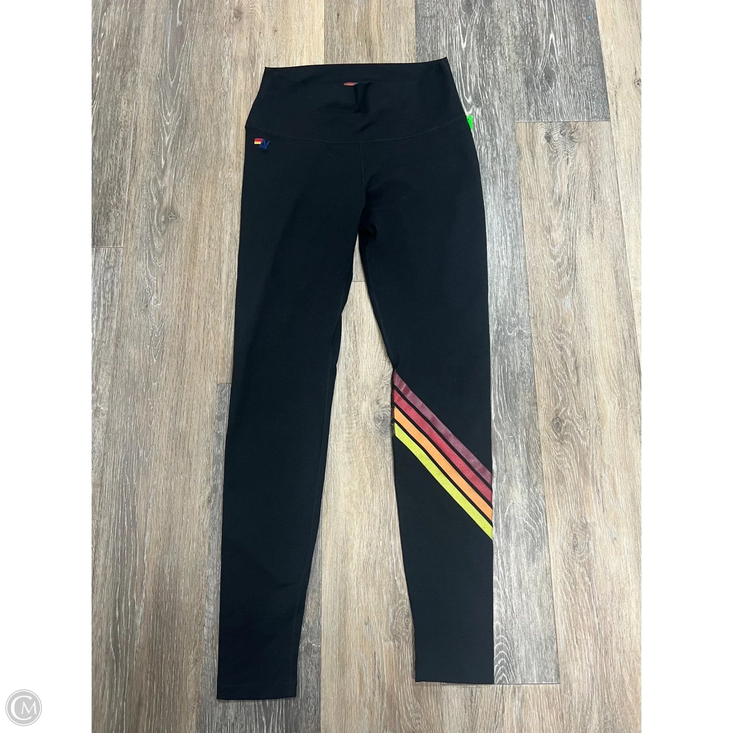 Athletic Leggings By Aviator Nation In Black, Size: M