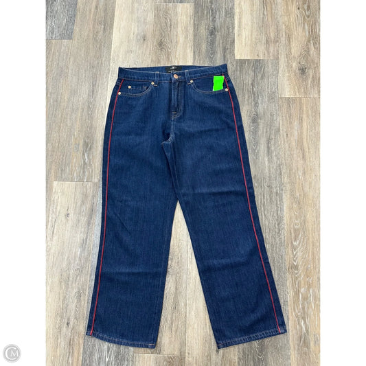 Jeans Straight By 7 For All Mankind In Blue Denim, Size: 4