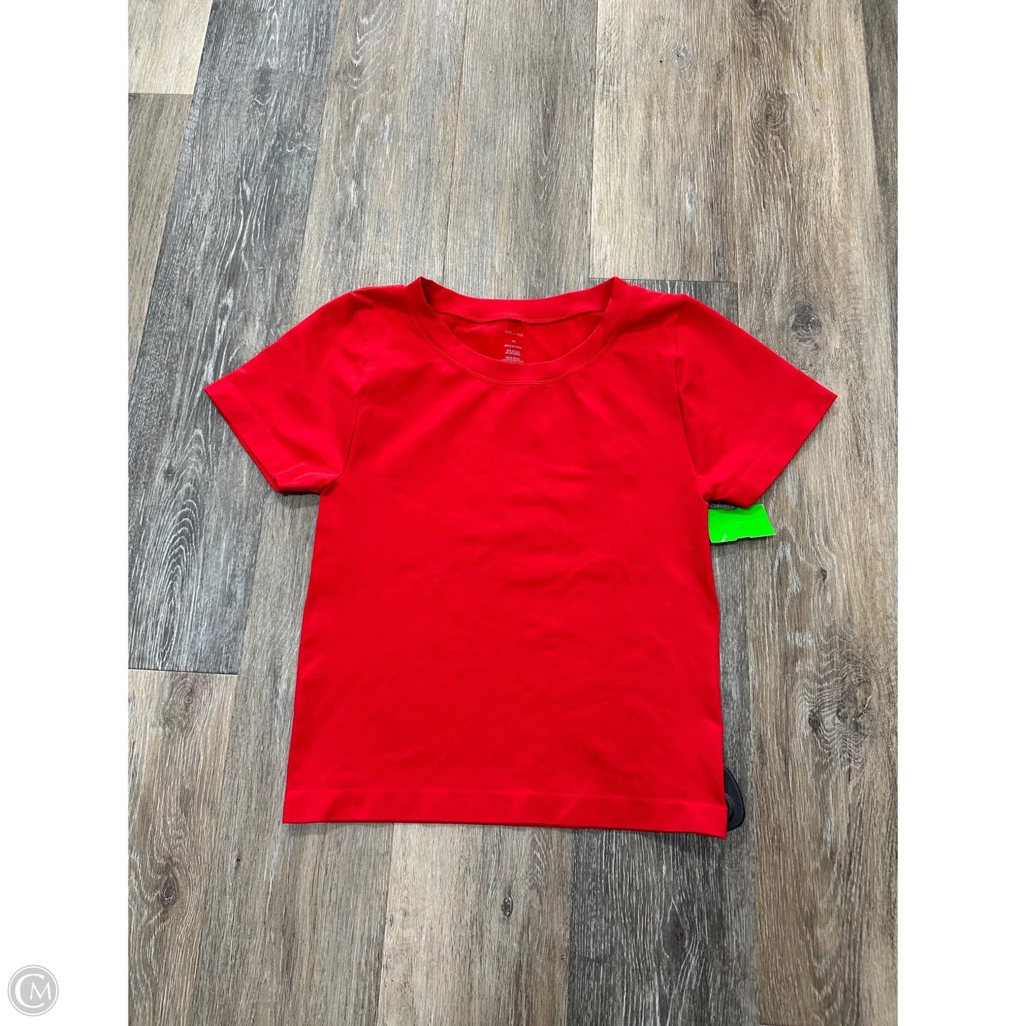 Top Short Sleeve By Fitz + Eddi In Red, Size: M