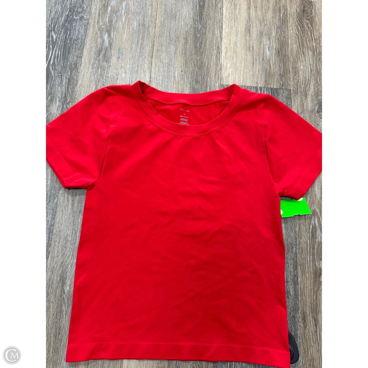 Top Short Sleeve By Fitz + Eddi In Red, Size: M