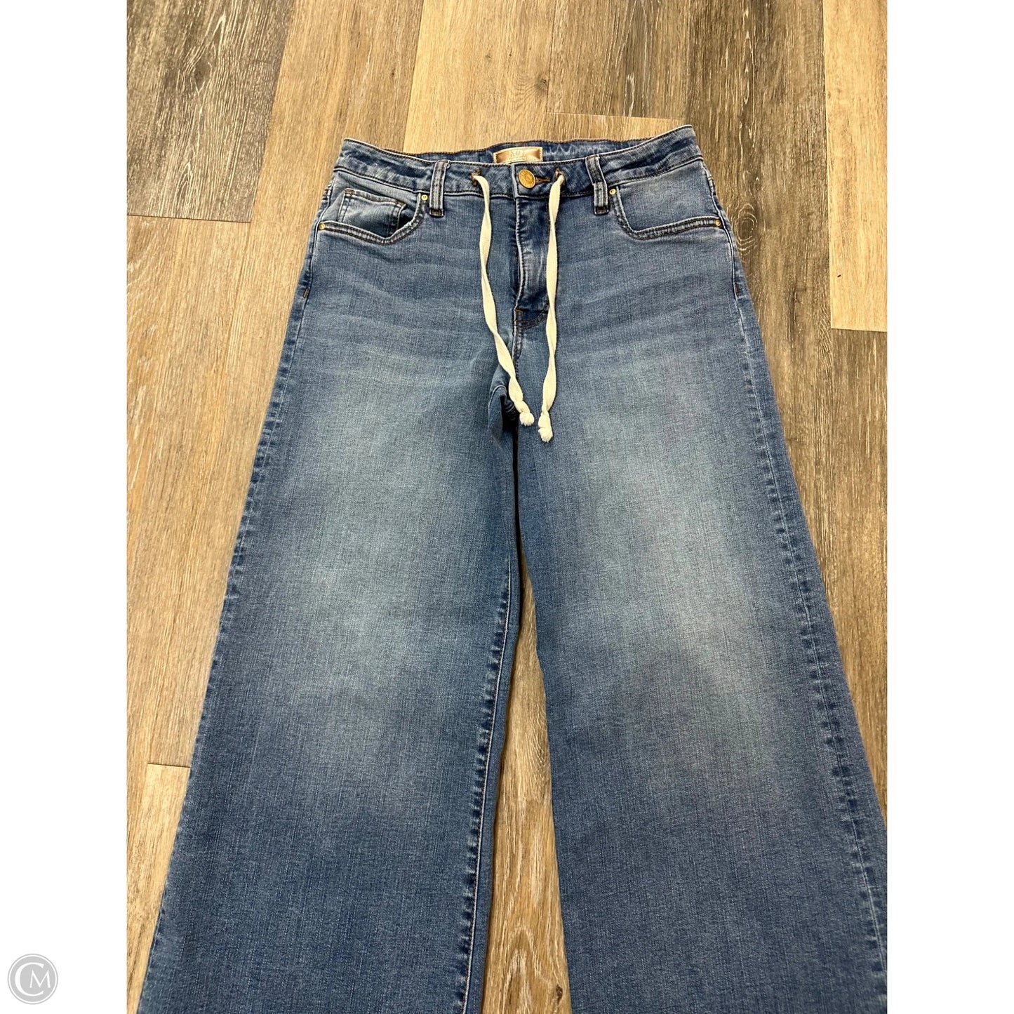 Jeans Wide Leg By Kut In Blue Denim, Size: 4