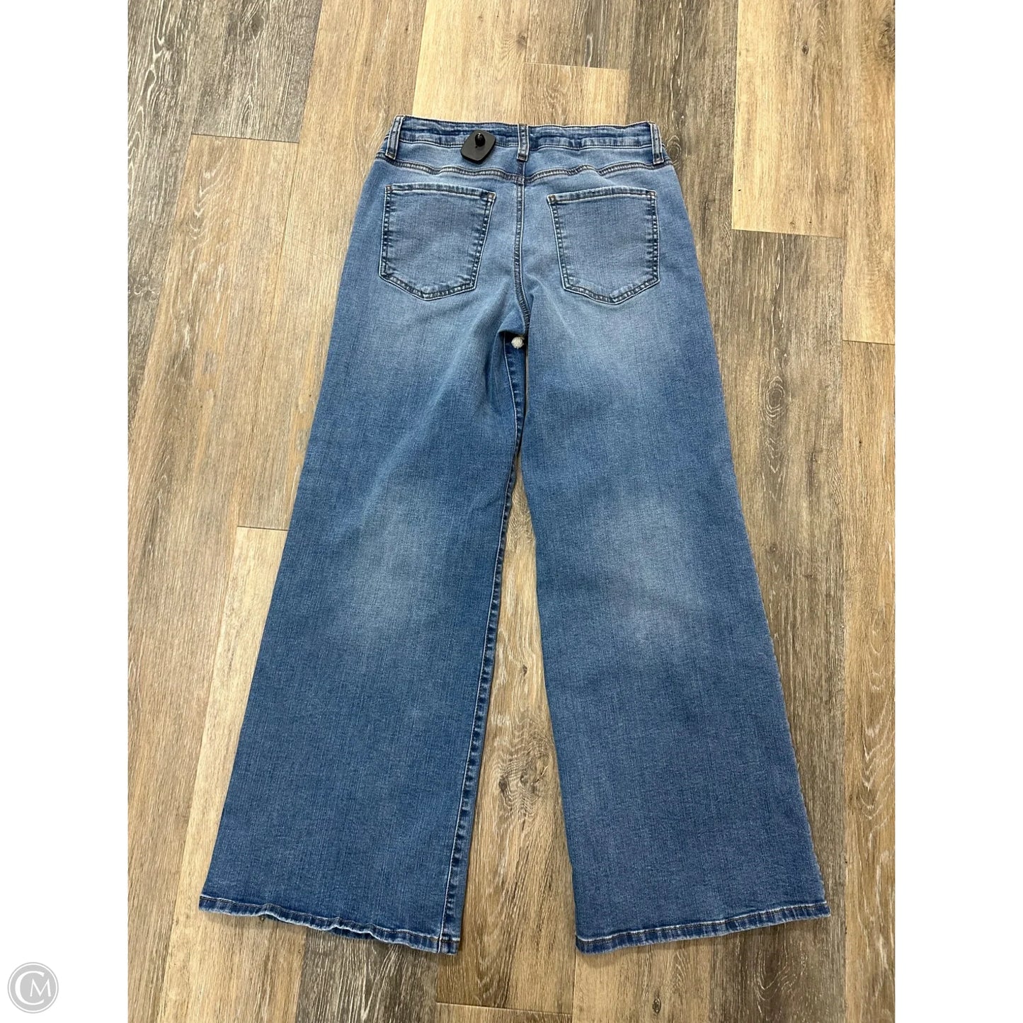Jeans Wide Leg By Kut In Blue Denim, Size: 4