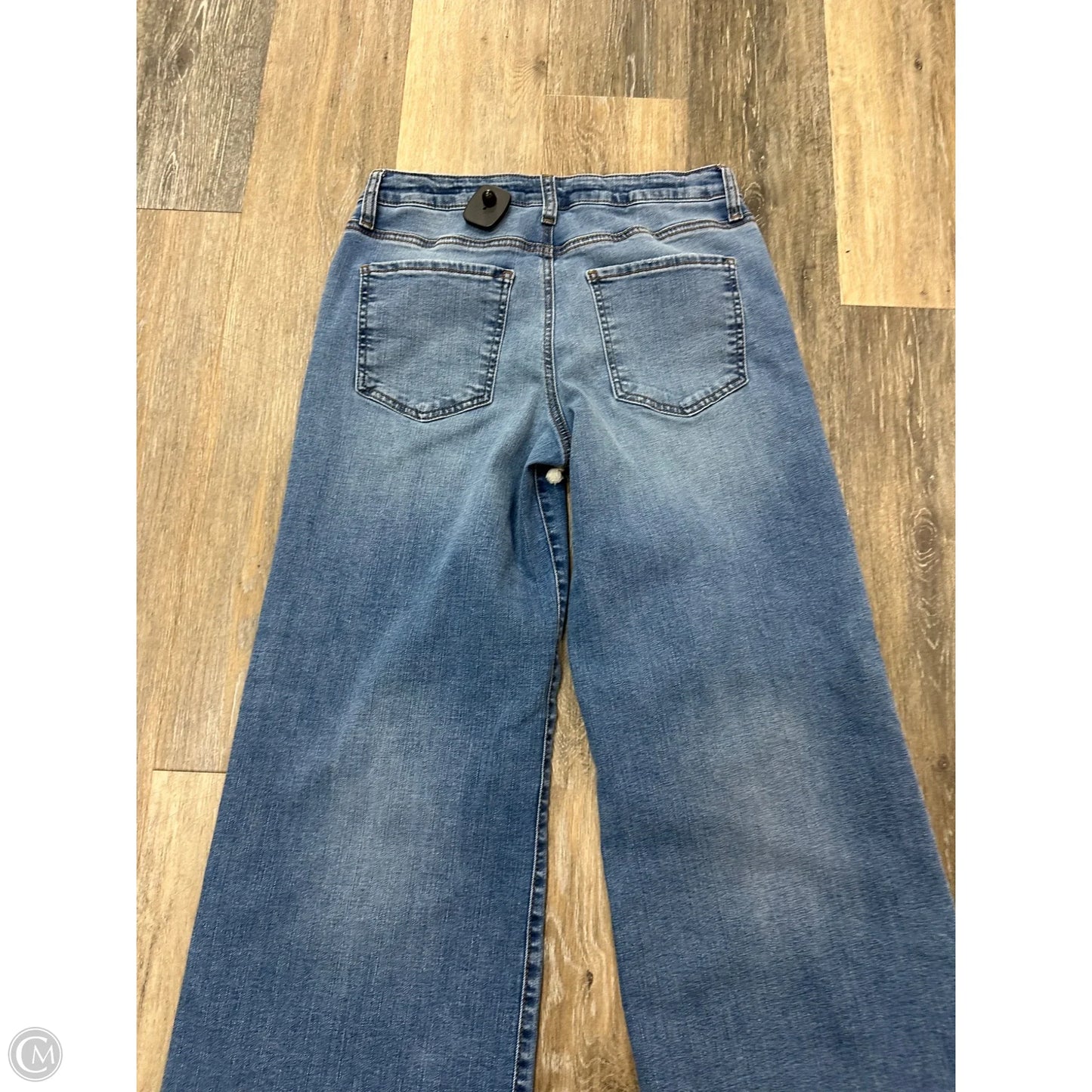 Jeans Wide Leg By Kut In Blue Denim, Size: 4