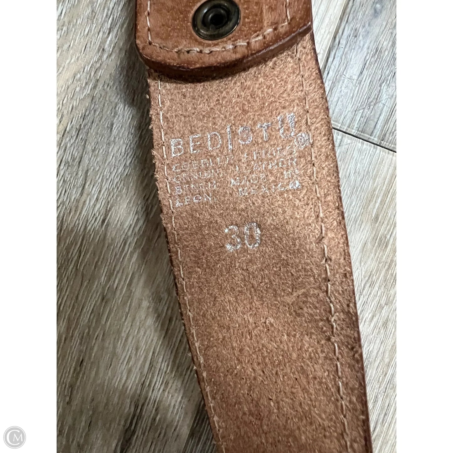 Belt Leather By Bed Stu, Size: 30