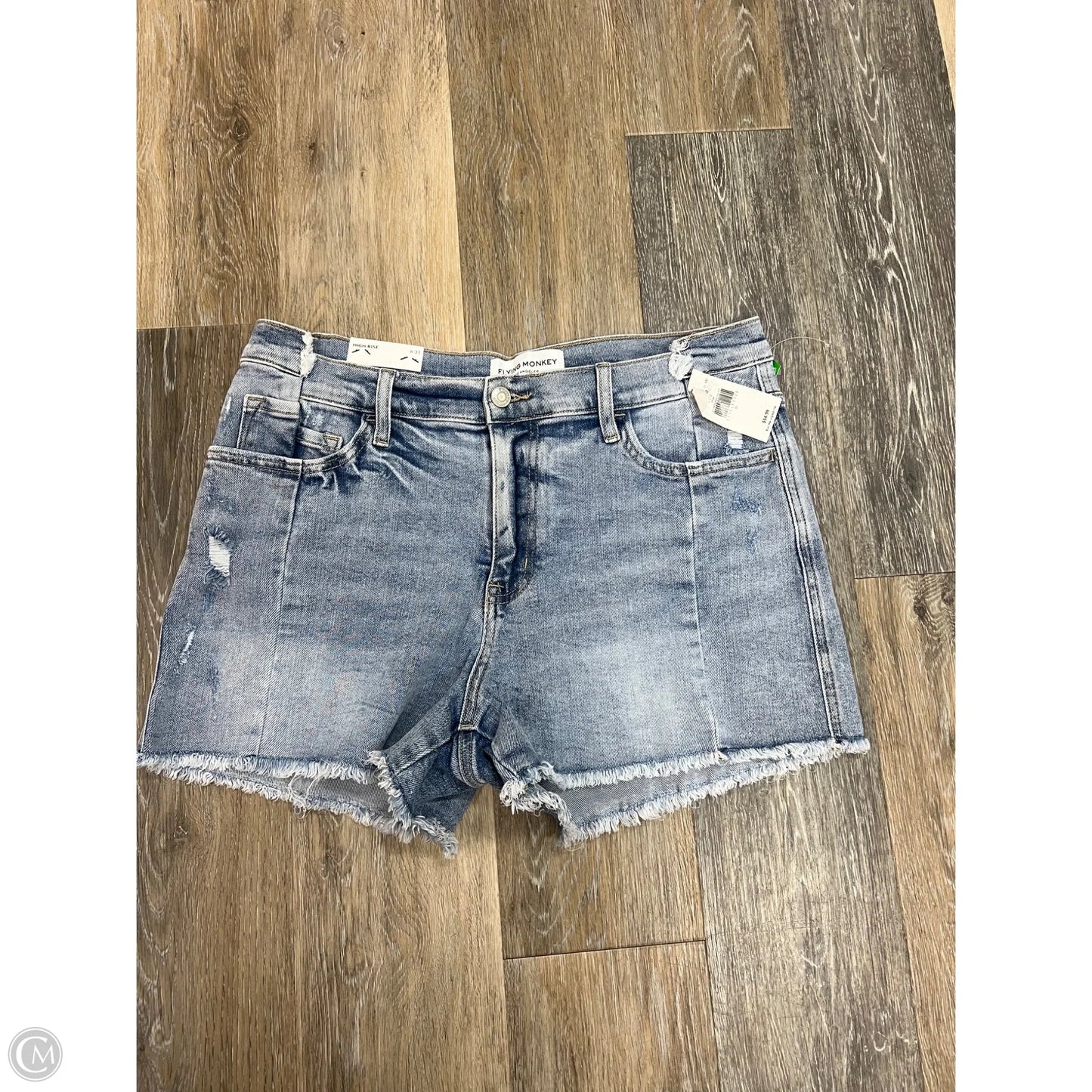 Shorts By Flying Monkey In Blue Denim, Size: 12/31