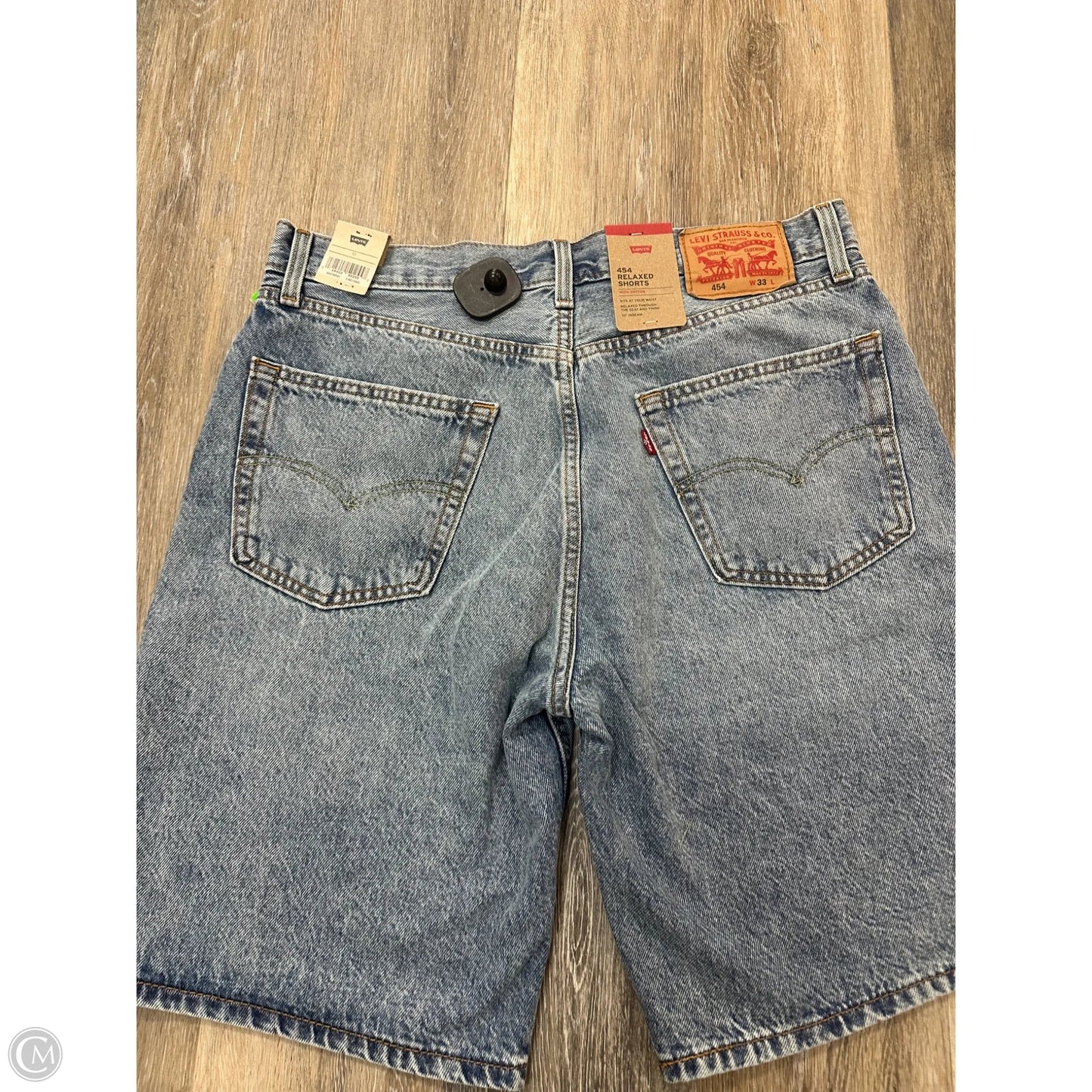 Shorts By Levis In Blue Denim, Size: 16/33