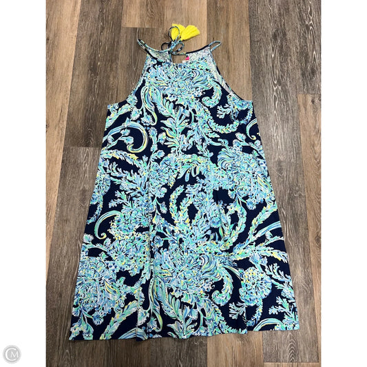 Dress Designer By Lilly Pulitzer In Blue, Size: L