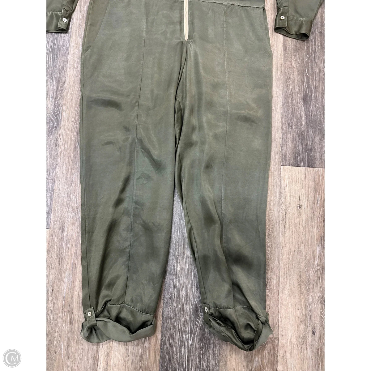 Jumpsuit By Cali Dreaming  In Green, Size: L