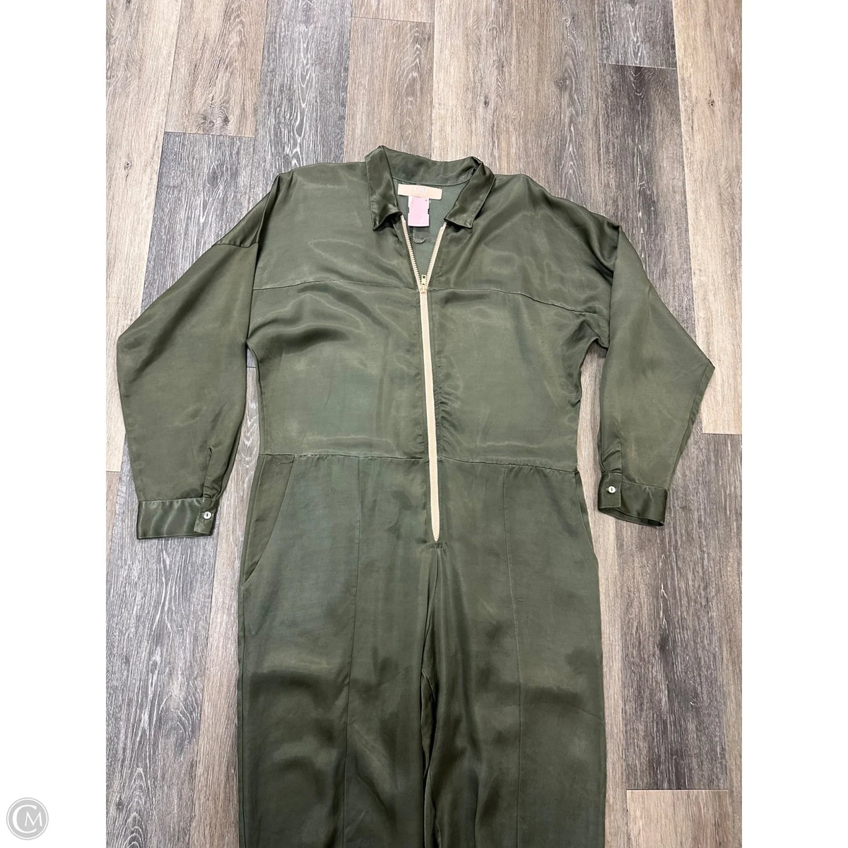 Jumpsuit By Cali Dreaming  In Green, Size: L