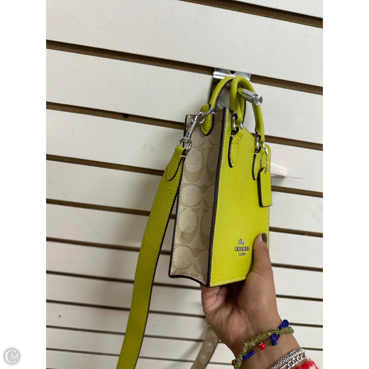 Crossbody Designer By Coach, Size: Small