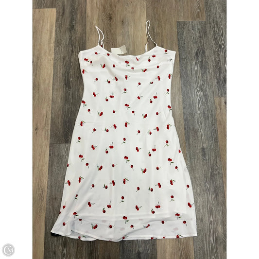 Dress Casual Midi By Abercrombie And Fitch In White, Size: L