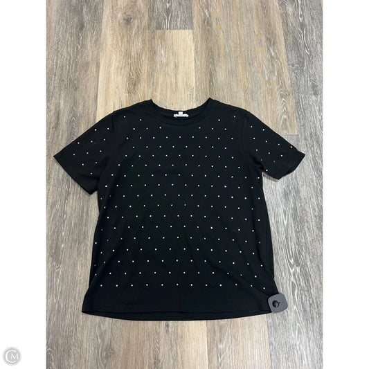 Top Short Sleeve By Geegee In Black, Size: S