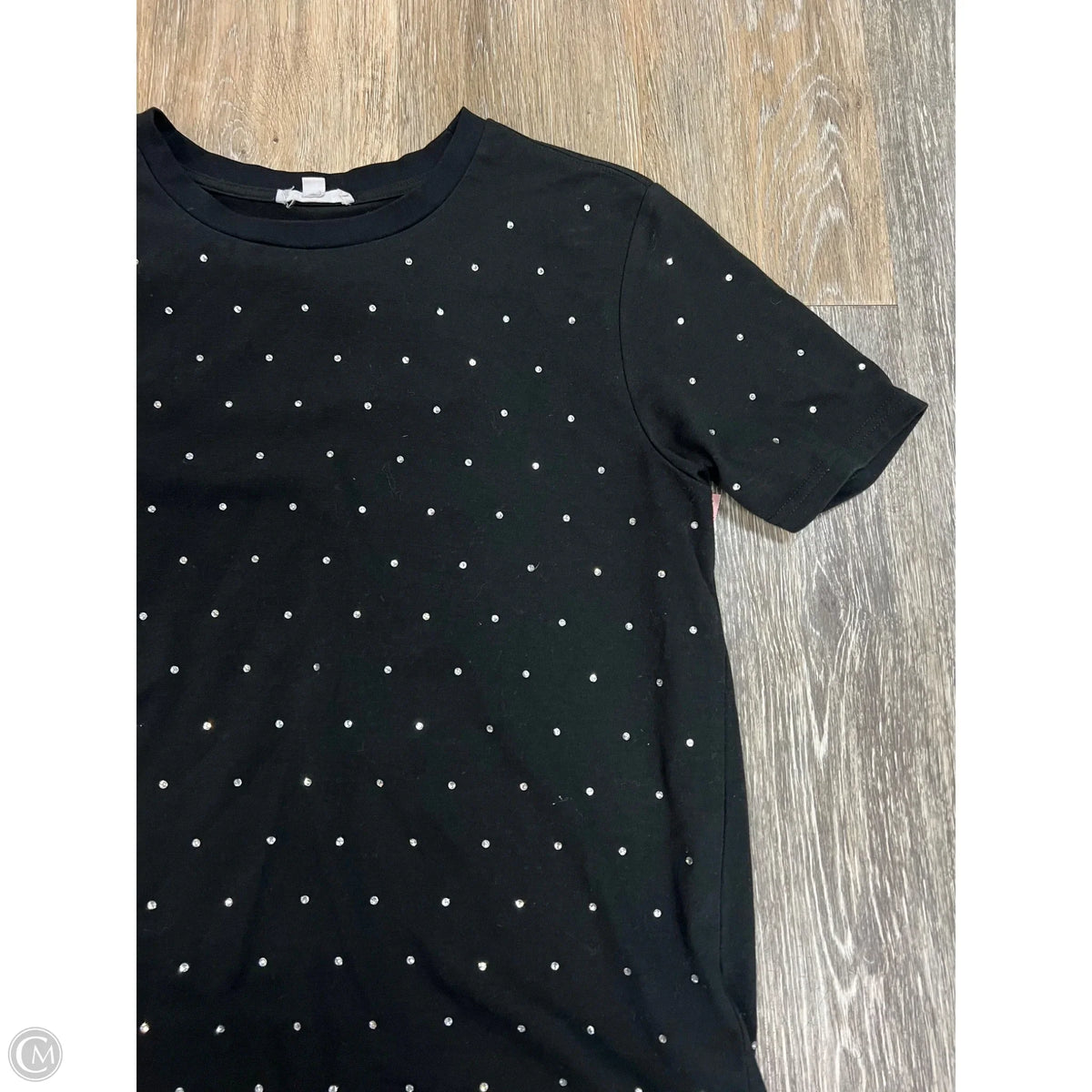 Top Short Sleeve By Geegee In Black, Size: S