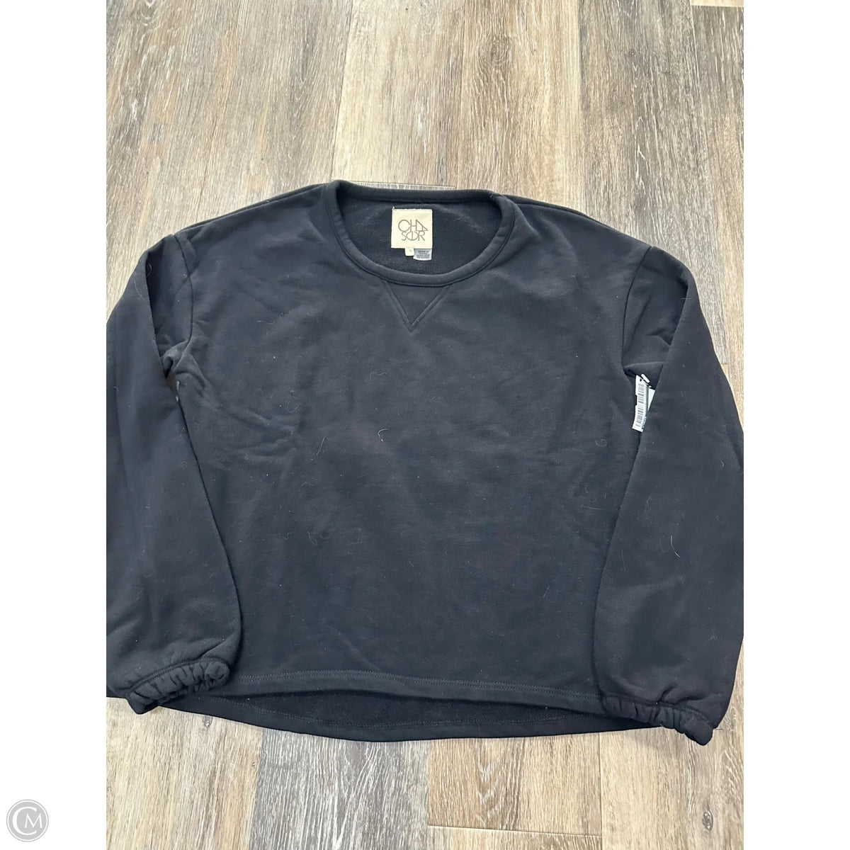 Top Long Sleeve By Chaser In Black, Size: S
