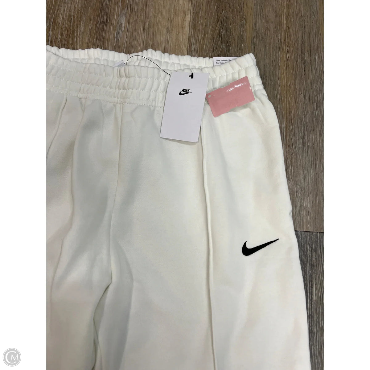 Athletic Pants By Nike Apparel In White, Size: S