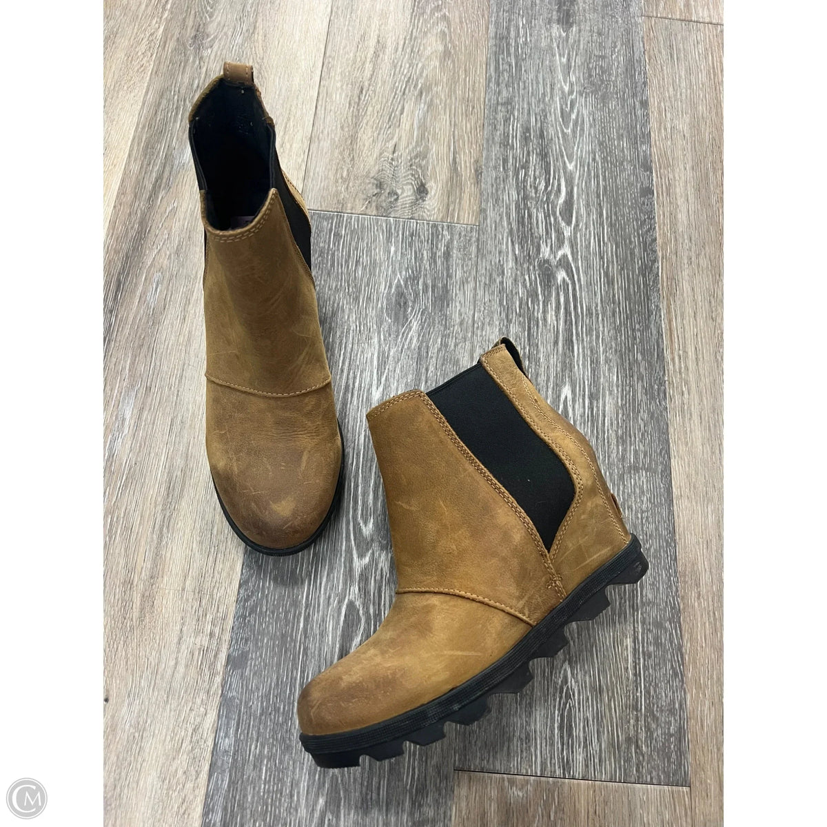 Boots Ankle Flats By Sorel In Tan, Size: 8