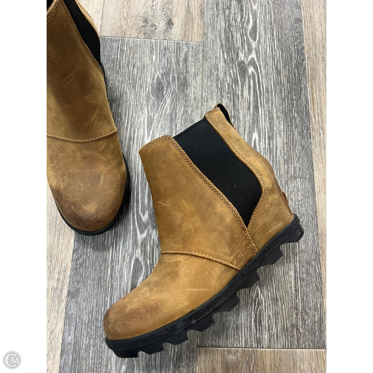 Boots Ankle Flats By Sorel In Tan, Size: 8