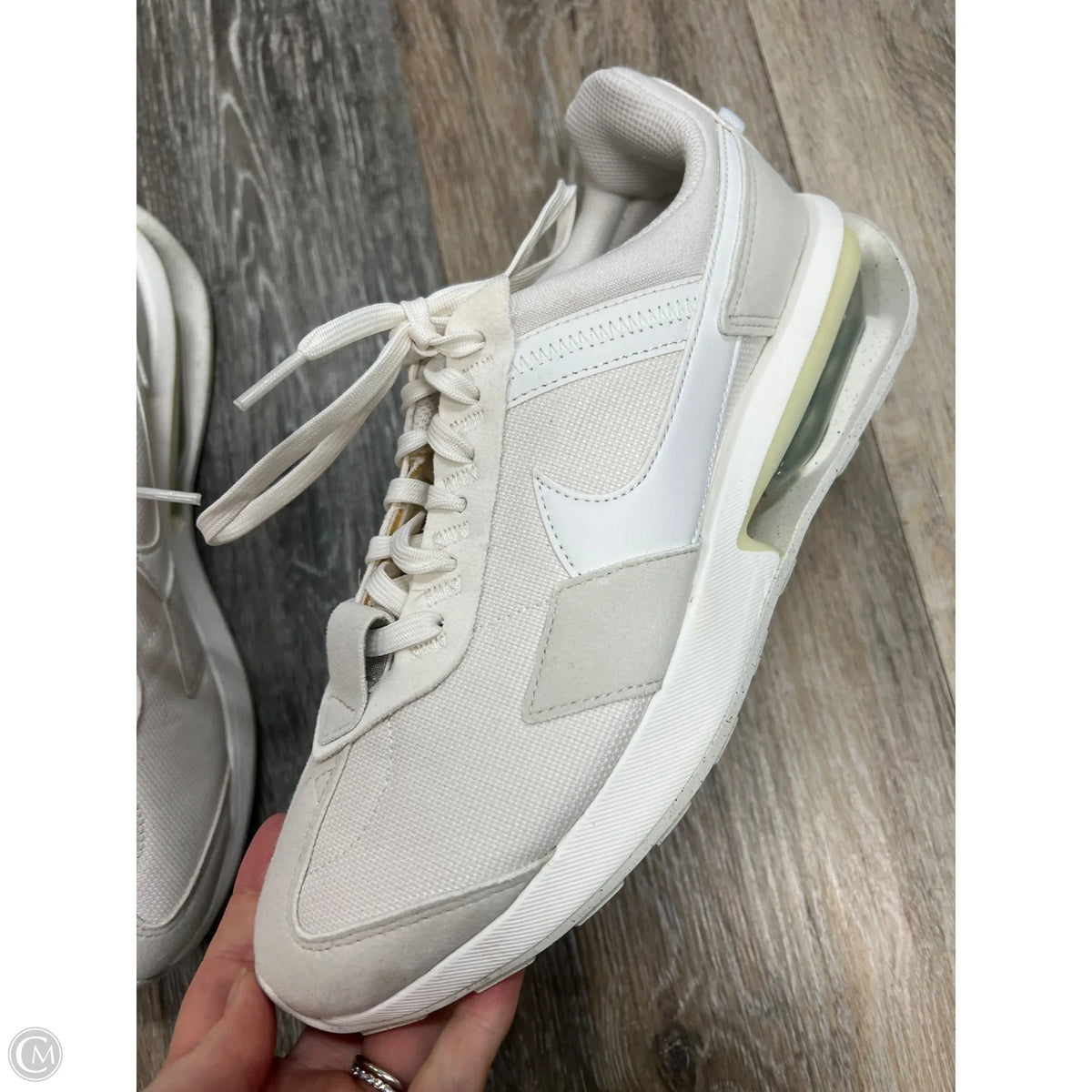 Shoes Athletic By Nike In White, Size: 9.5