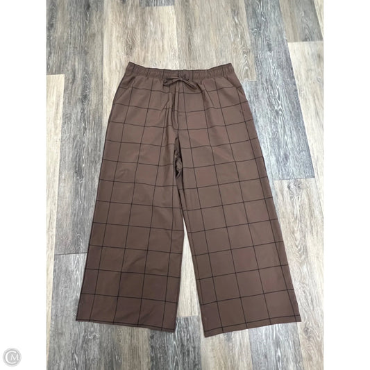 Athletic Pants By Albion In Brown, Size: L