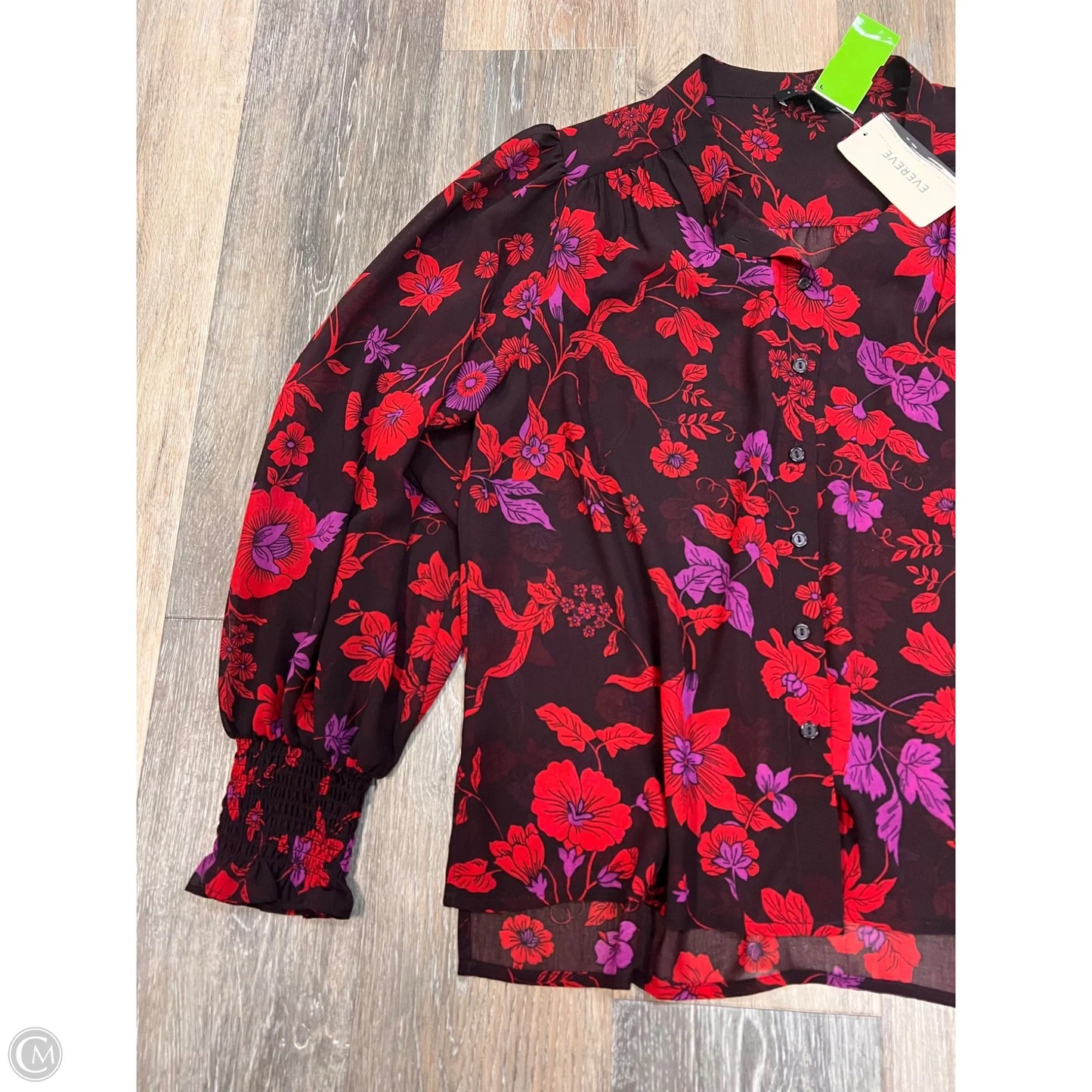 Blouse Long Sleeve By Sanctuary In Red, Size: Xs