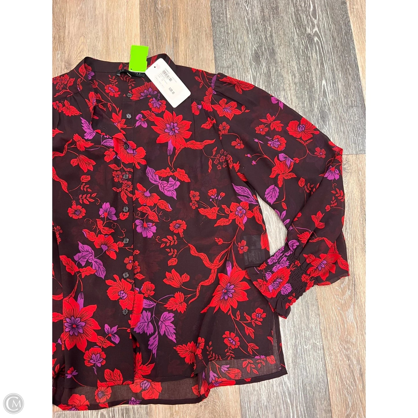 Blouse Long Sleeve By Sanctuary In Red, Size: Xs