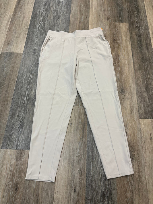 Athletic Pants By Athleta In Cream, Size: M Tall