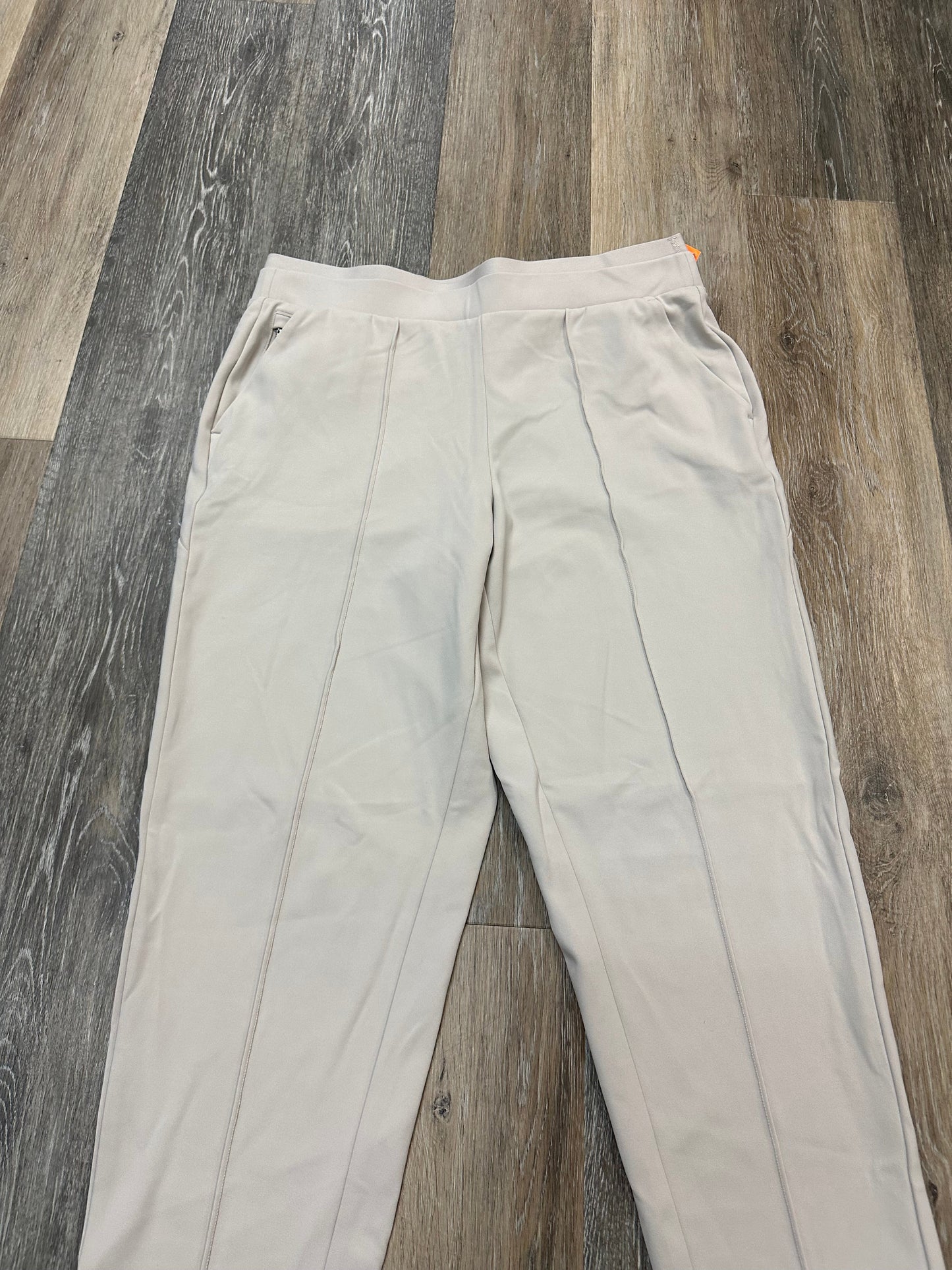 Athletic Pants By Athleta In Cream, Size: M Tall