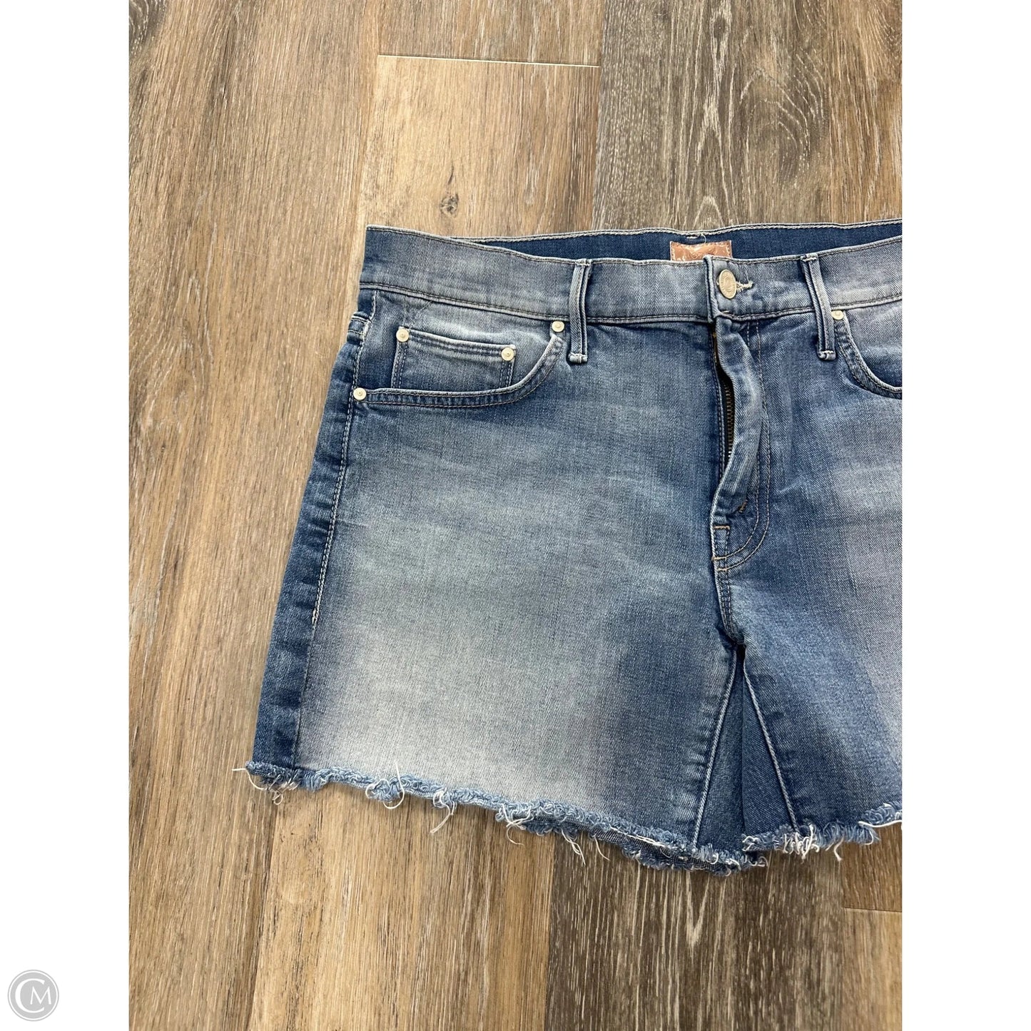Shorts Designer By Mother In Blue Denim, Size: 4/27