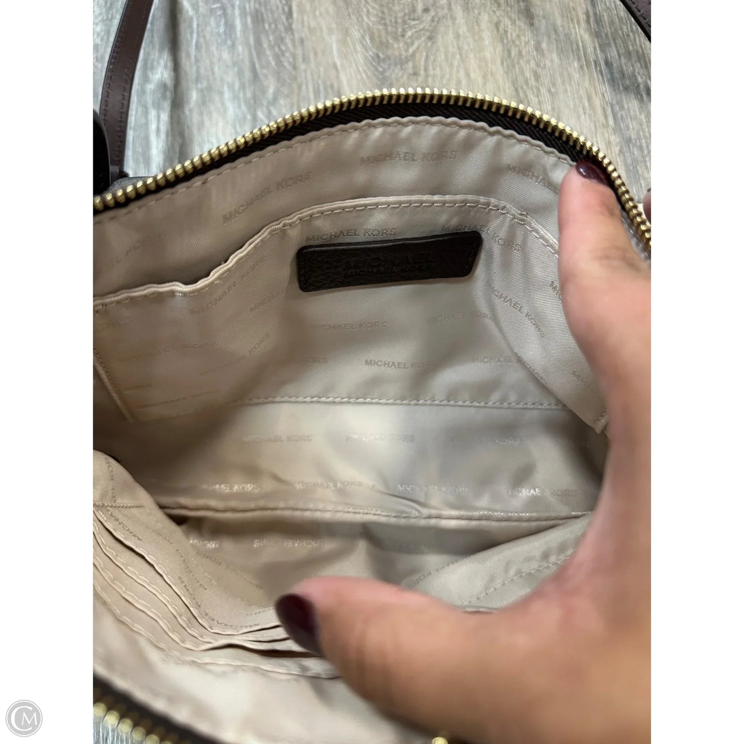 Crossbody Designer By Michael Kors, Size: Medium