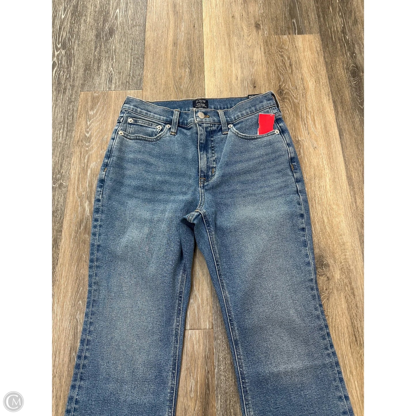 Jeans Cropped By J. Crew In Blue Denim, Size: 4