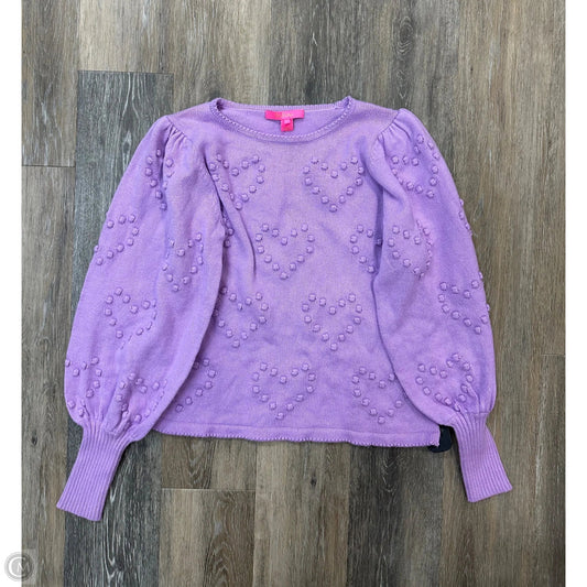 Sweater Designer By Lilly Pulitzer In Purple, Size: L