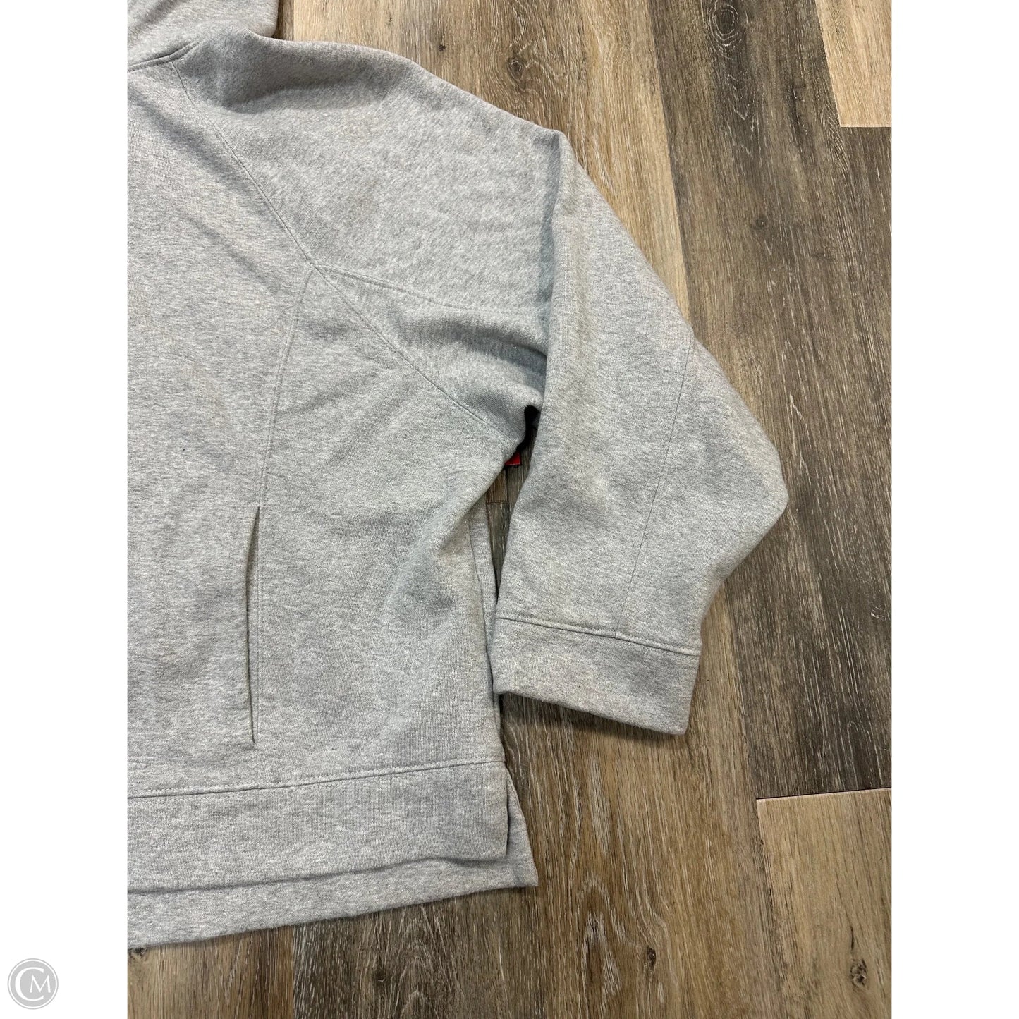Athletic Sweatshirt Hoodie By Daily Practice By Anthropologie In Grey, Size: Xl