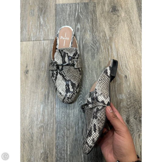 Shoes Flats By Linea Paolo In Snakeskin Print, Size: 8