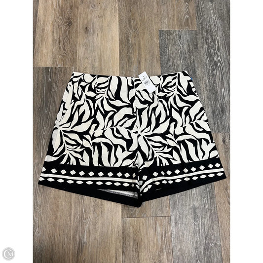 Shorts By Loft In Black & White, Size: 10