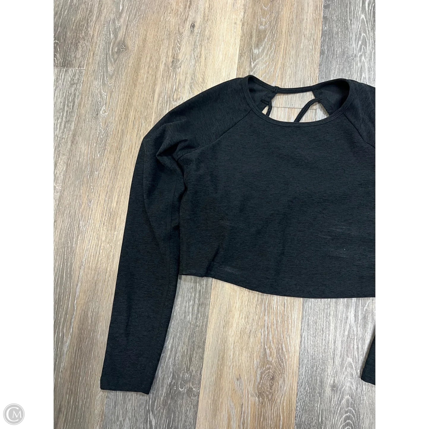 Athletic Top Long Sleeve By Beyond Yoga In Black, Size: M